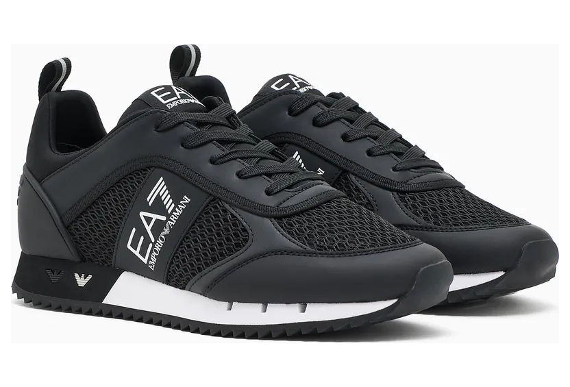 Armani Black And White In Mesh With Rubber Sole (7X000334-AF18610-MC001) (2)