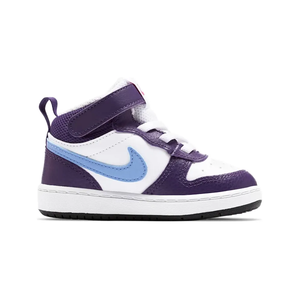 Nike Court Borough Mid 2 White Eggplant Royal Pulse (CD7784-106)