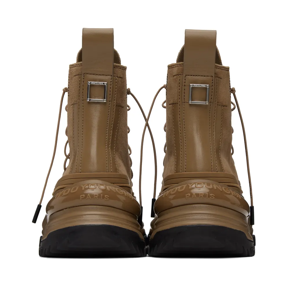 Wooyoungmi Double Lace “Brown” (W223SU01)