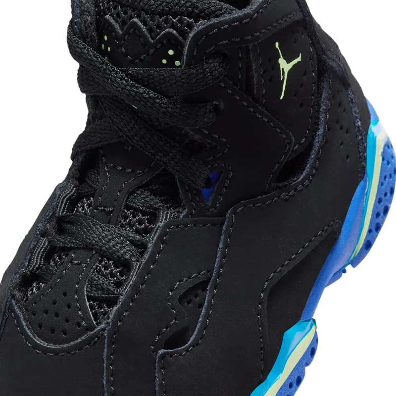 Jordan True Flight Black Hyper Royal Photo Blue Barely Volt (343797-074)