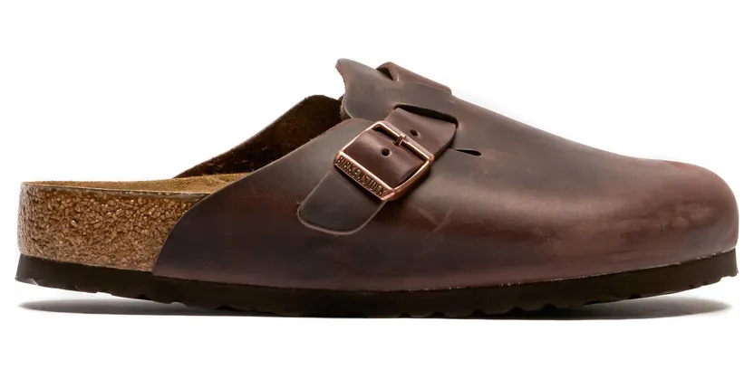 Birkenstock Boston Soft Footbed Oiled Leather (Regular Fit) (159711)