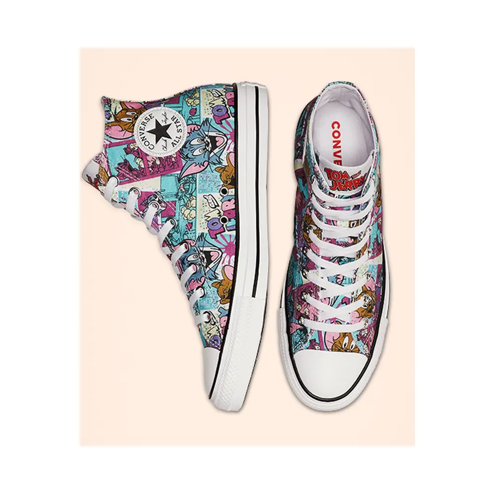 Converse Chuck Taylor All-Star Hi Tom and Jerry Multi White/Multi-Black (165735C)