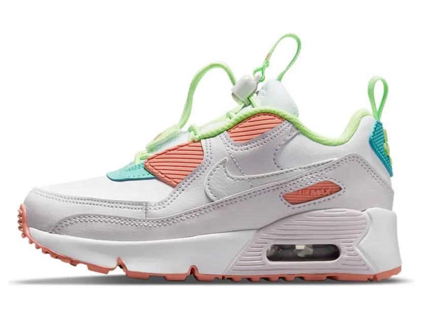 Nike Air Max 90 Toggle White Crimson Bliss (PS) (CV0064-102)
