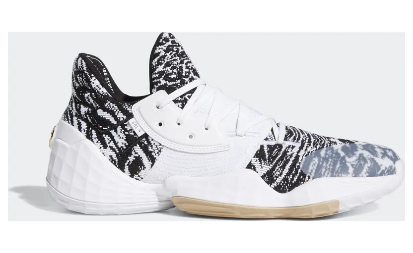 Adidas Harden Vol. 4 ‘Cookies and Cream’ Cloud White/Core Black/Pale Nude (EF1260)