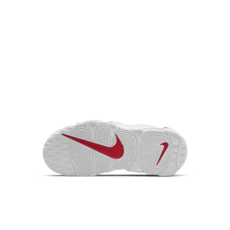 Nike Air More Uptempo White Varsity Red Outline (PS) (DJ5989-100)