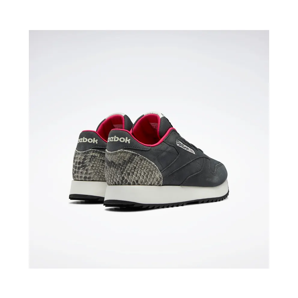Reebok Cl Lthr Ripple Cold Grey 7 / Chalk / Pursuit Pink (GX5097)