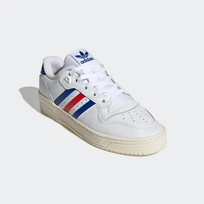 Adidas Rivalry Low Cloud White / Power Blue / Vivid Red (FY7354)