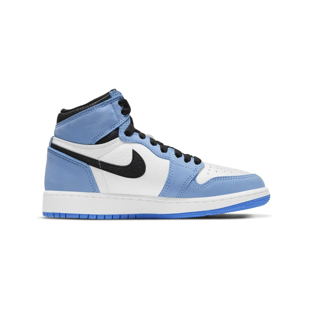 Air Jordan 1 Retro High White University Blue (GS) (575441-134)