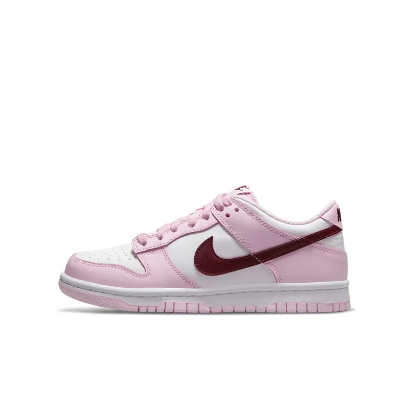 Nike Dunk Low Pink Red White (PS) GS (CW1590-601)