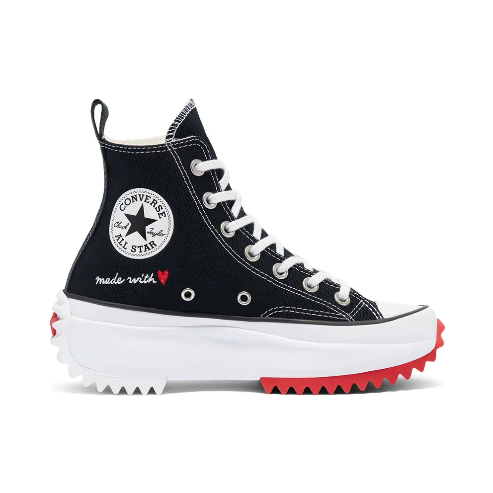 Converse Valentine’s Day Run Star Hike High Top Black/white/university Red (171120C)