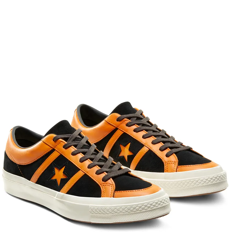 Converse One Star Academy Low Collegiate Suede Russet Orange Black/Russet Orange/Egret (167137C)