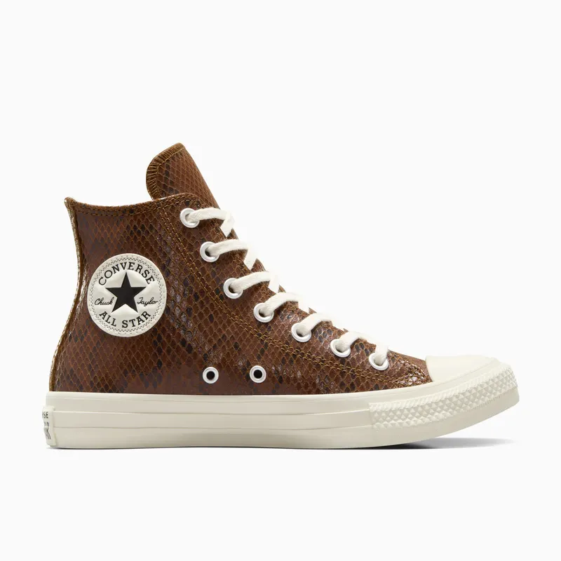 Converse Chuck Taylor All Star Snakeskin Print Dark Whiskey/Egret/Black (A13393C)