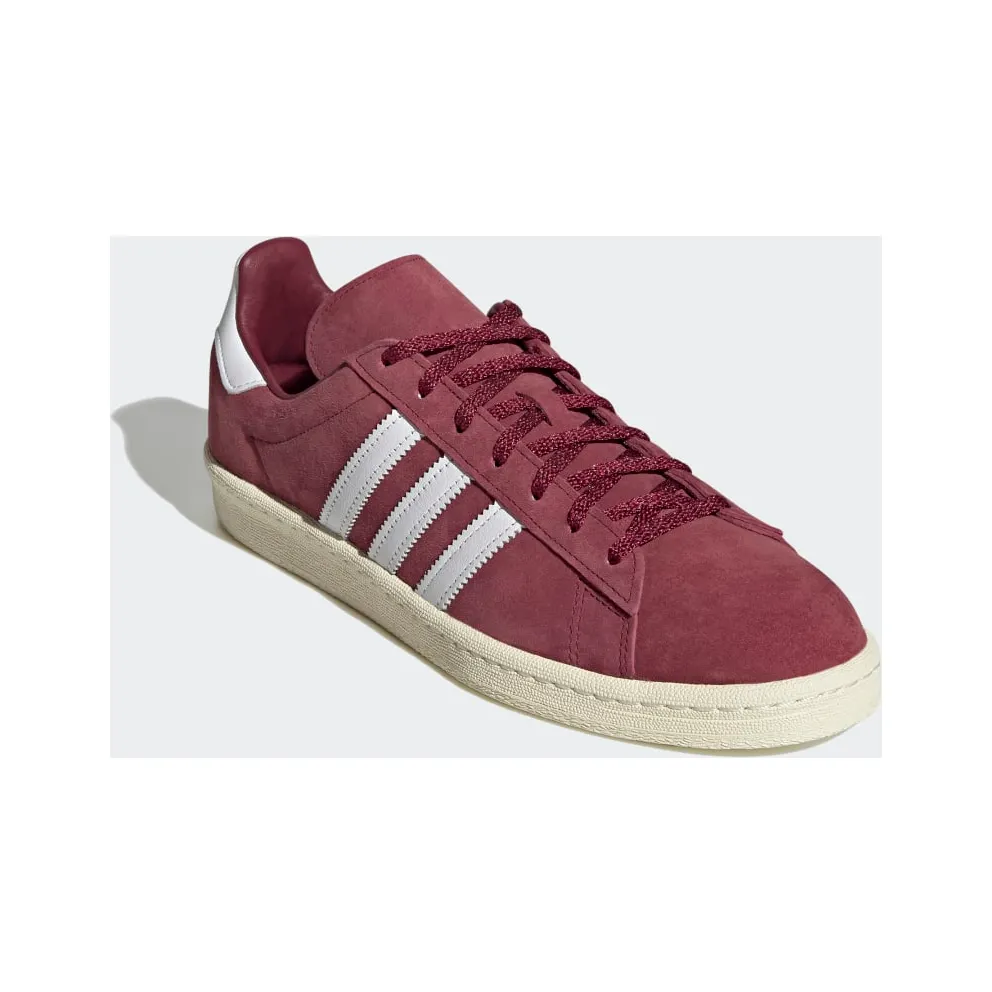 Adidas Campus 80s Collegiate Burgundy / Cloud White / Off White (FZ6152)