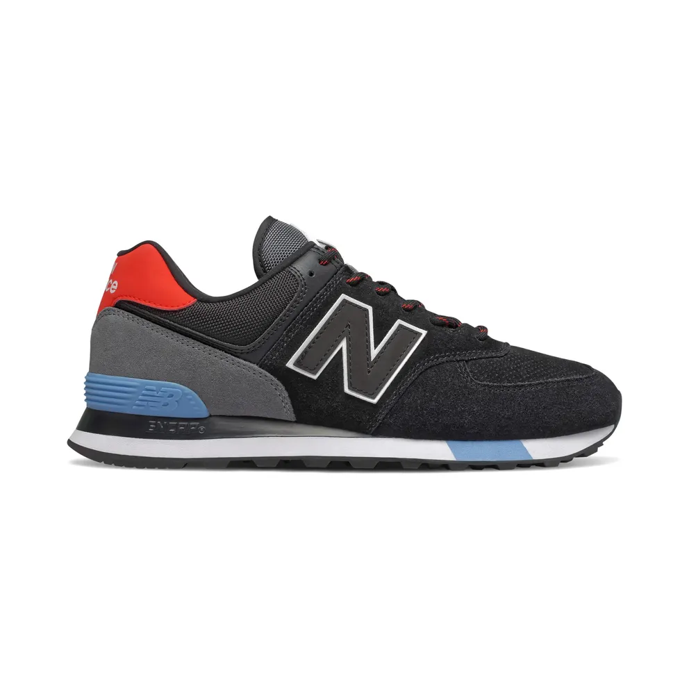 New Balance 574 Black Velocity Red Black/Velocity Red (ML574JHO)