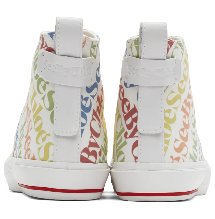 See by Chloé White Aryana Sneakers (SB37111A 15320) (2)