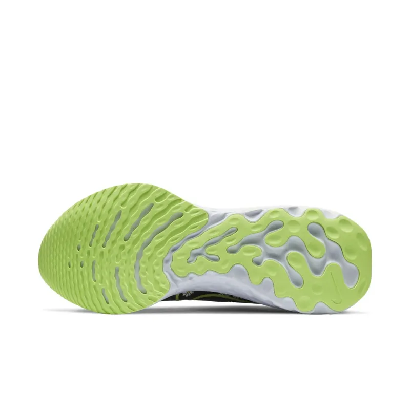 Nike React Infinity Run Flyknit Daisy Black/Speed Yellow-White-Ghost Green (CW5573-001)