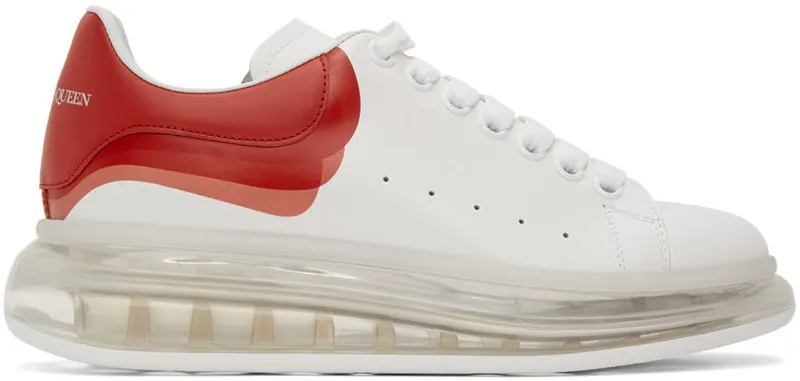 Alexander McQueen White & Red Oversized (604233WHX99)