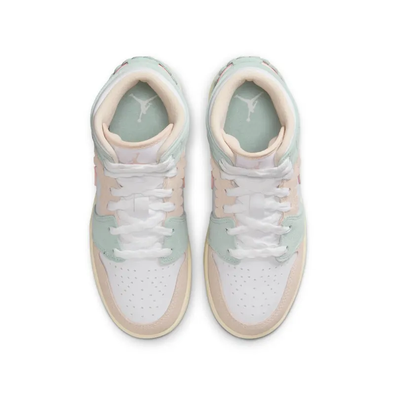 Air Jordan 1 Mid GS “Pink Oxford” (DZ5361-100)
