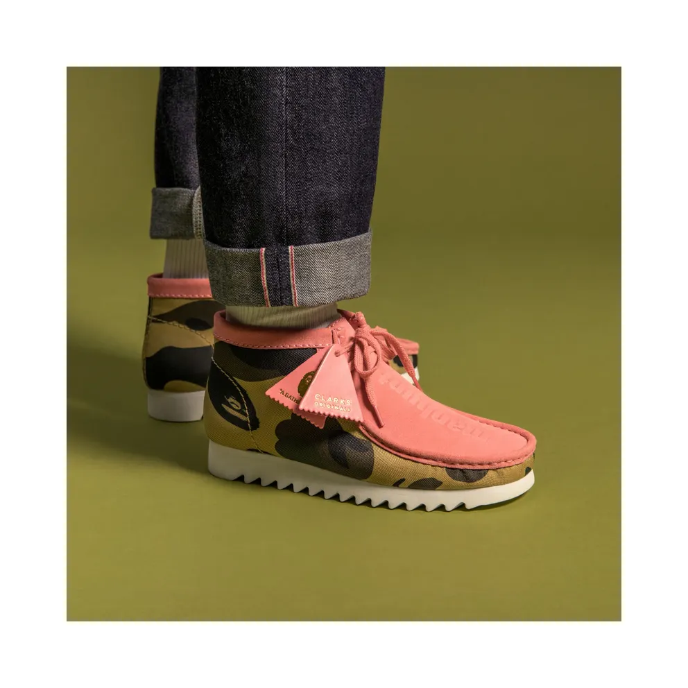 Clarks Originals Wallabee Bape Coral Combi Coral Combi (26149863)