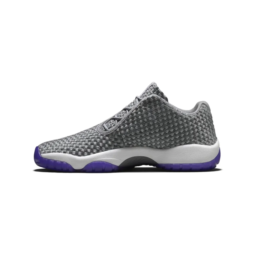 Jordan Future Low Wolf Grey Court Purple (GS) Wolf Grey/Court Purple-Cool Grey-White (724814-039)