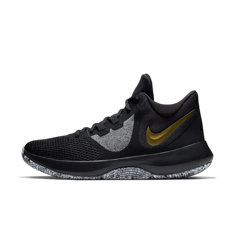 Nike Air Precision 2 Black Metallic Gold Black/Metallic Gold-White (AA7069-090)