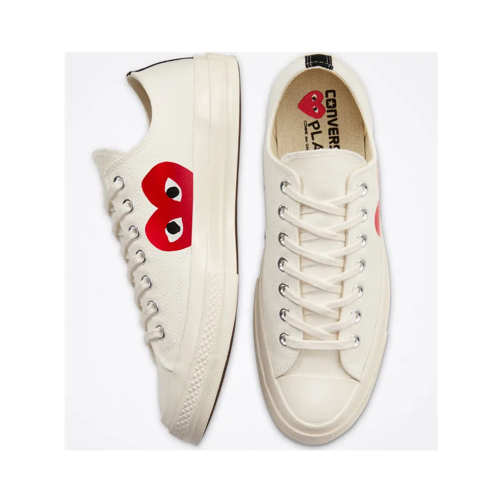Converse x Comme des Garcons CDG Chuck Taylor Low Cream White (150207C)