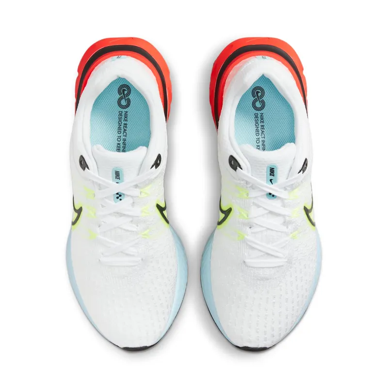 Nike React Infinity Run Flyknit 3 Road Running White (DX3351-100)