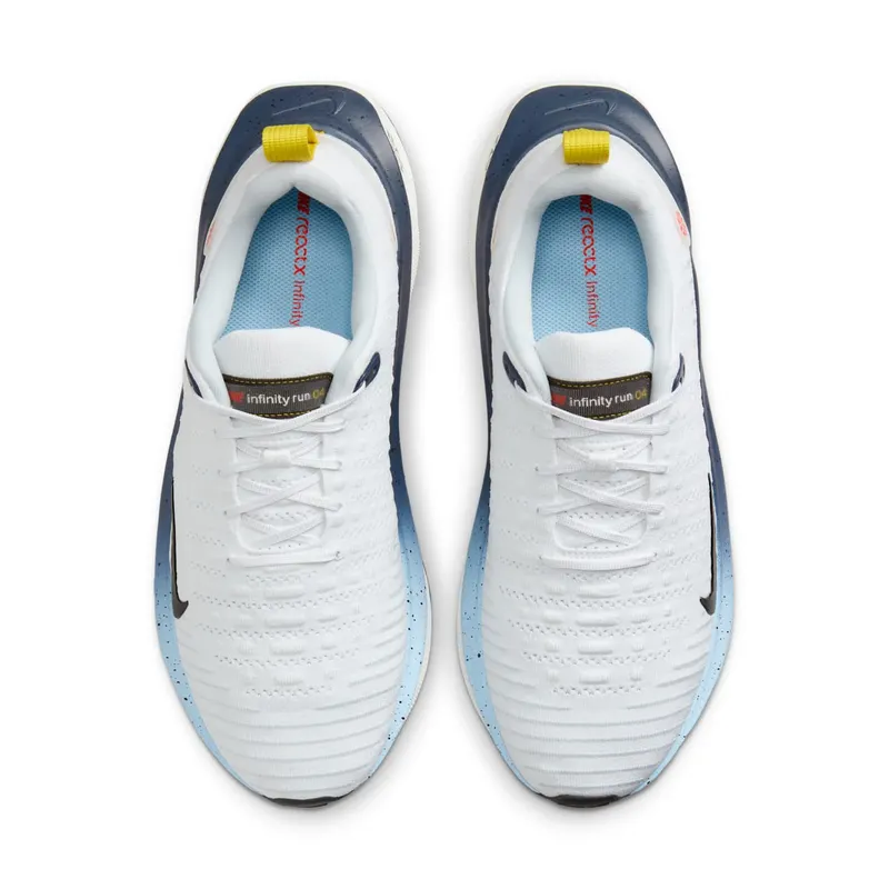 Nike ReactX Infinity Run 4 White Navy Speed Yellow (HJ9071-100)
