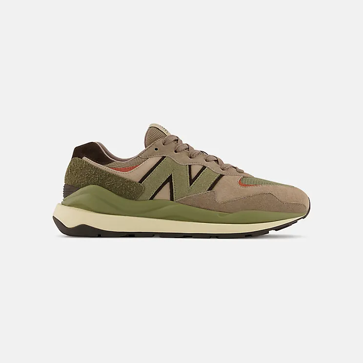 New Balance Khaki & Beige 57/40 Sneakers (M5740RSB)