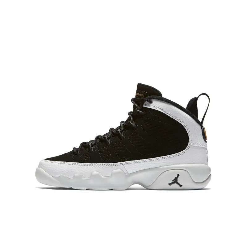 Jordan 9 Retro City of Flight (GS) Black/Black-Summit White-Metallic Gold (302359-021)