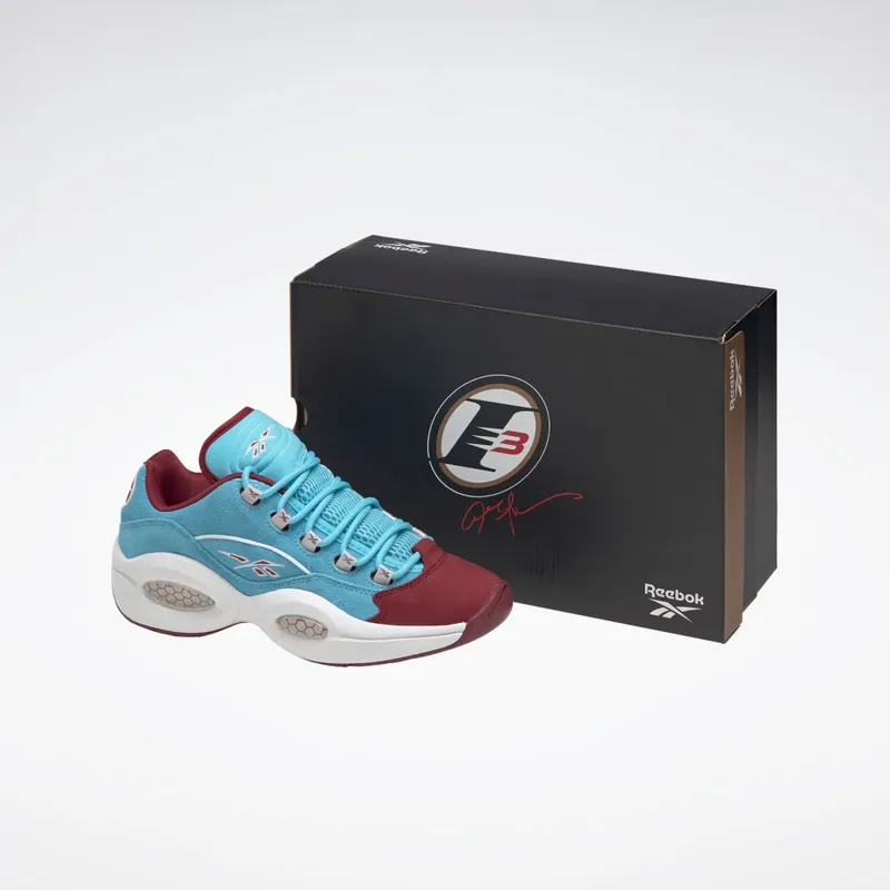 Adidas QUESTION LOW Digital Blue / Classic Burgundy / Cloud White (GZ0990)
