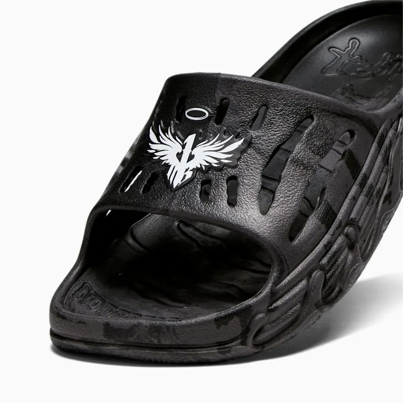 Puma LaMelo Ball MB.03 Slide Black Feather Grey (394223-03)