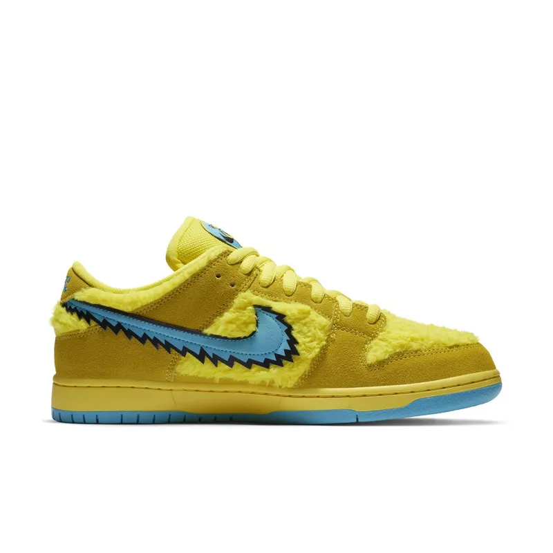 Nike SB Dunk Low Grateful Dead Bears Opti Yellow Opti Yellow/Blue Fury (CJ5378-700)