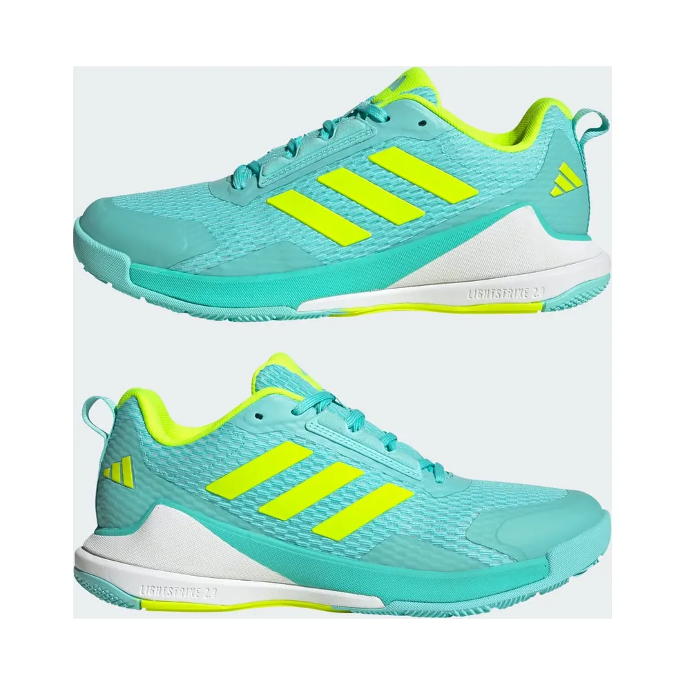 adidas Novaflight 2 Indoor Flash Aqua Lucid Lemon (JR9569)