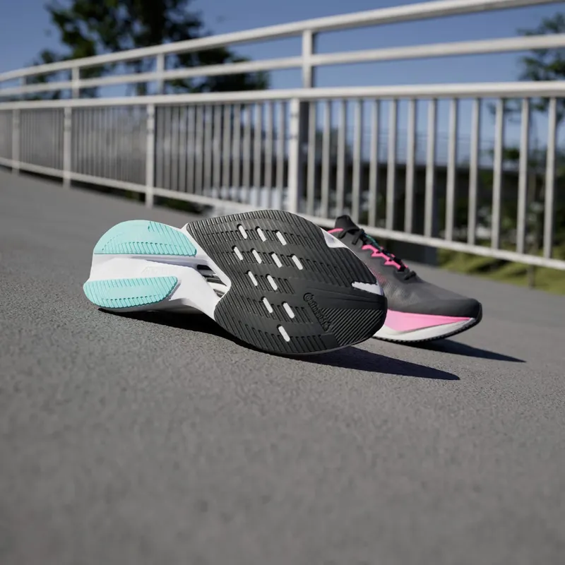 Adidas Adizero Boston 12 Grey Five / Crystal Jade / Lucid Pink (JI4481)
