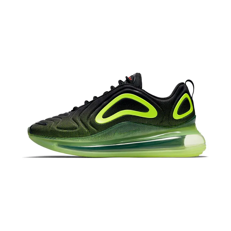 Nike Air Max 720 “Black / Volt / Bright Crimson” (AO2924-008)