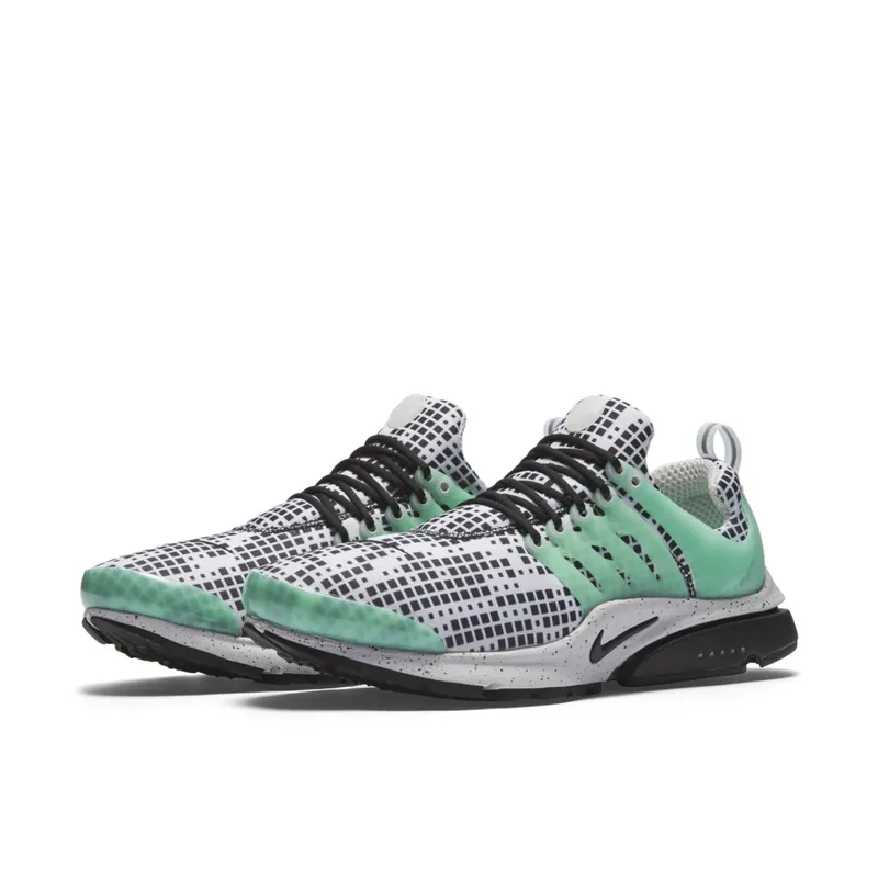 Nike Air Presto Green Glow Pixels White/Black/Green Glow-Natural Grey (819521-103)