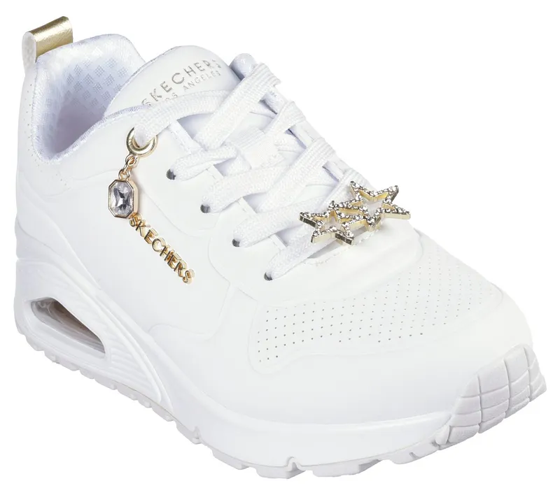Skechers UNO Gen1 – Trendy Jewels Sneaker White/Gold