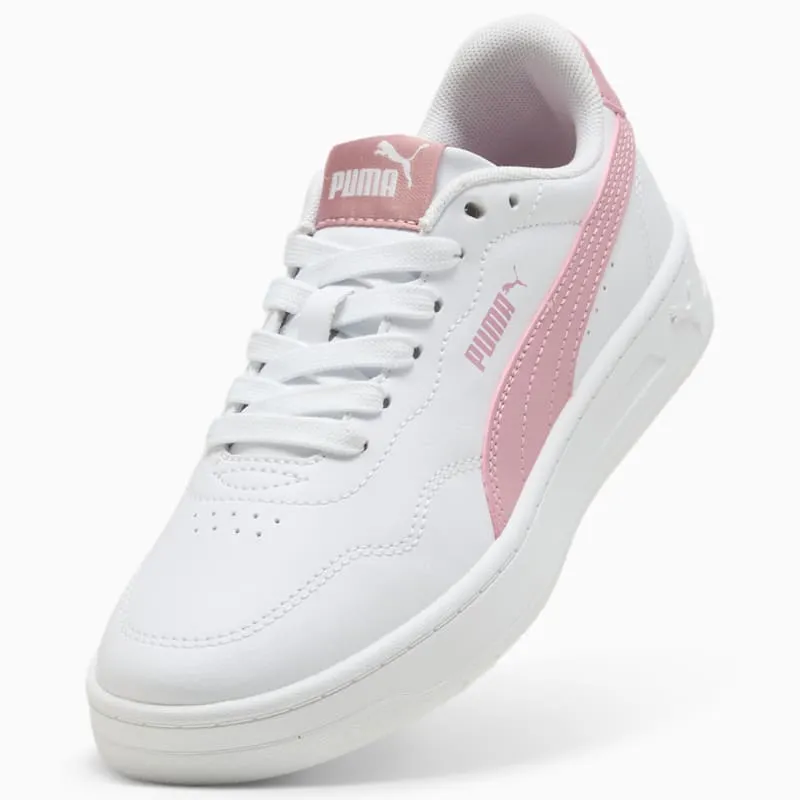 Puma Court Lally White – Pink (402304-07)