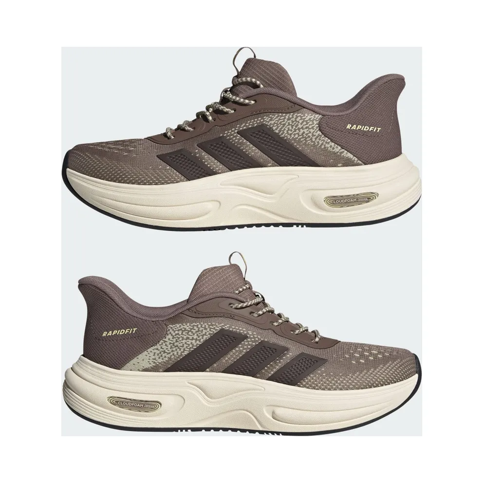 Adidas CLOUDFOAM CUXXION RAPIDFIT Shoes Trace Brown / Dark Brown / Dual Yellow (KI9608)