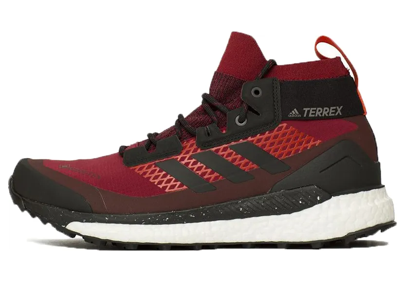 Adidas Terrex Free Hiker GTX ‘Burgundy’ Collegiate Burgundy/Core Black/Active Orange (G26536)