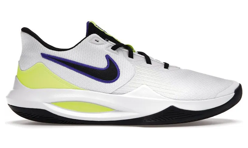 Nike Precision 5 White Barely Volt (CW3403-100)