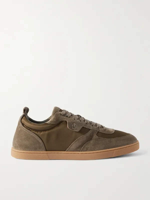 Christian Louboutin Tutti Rui Suede and Shell Brown (3250271)