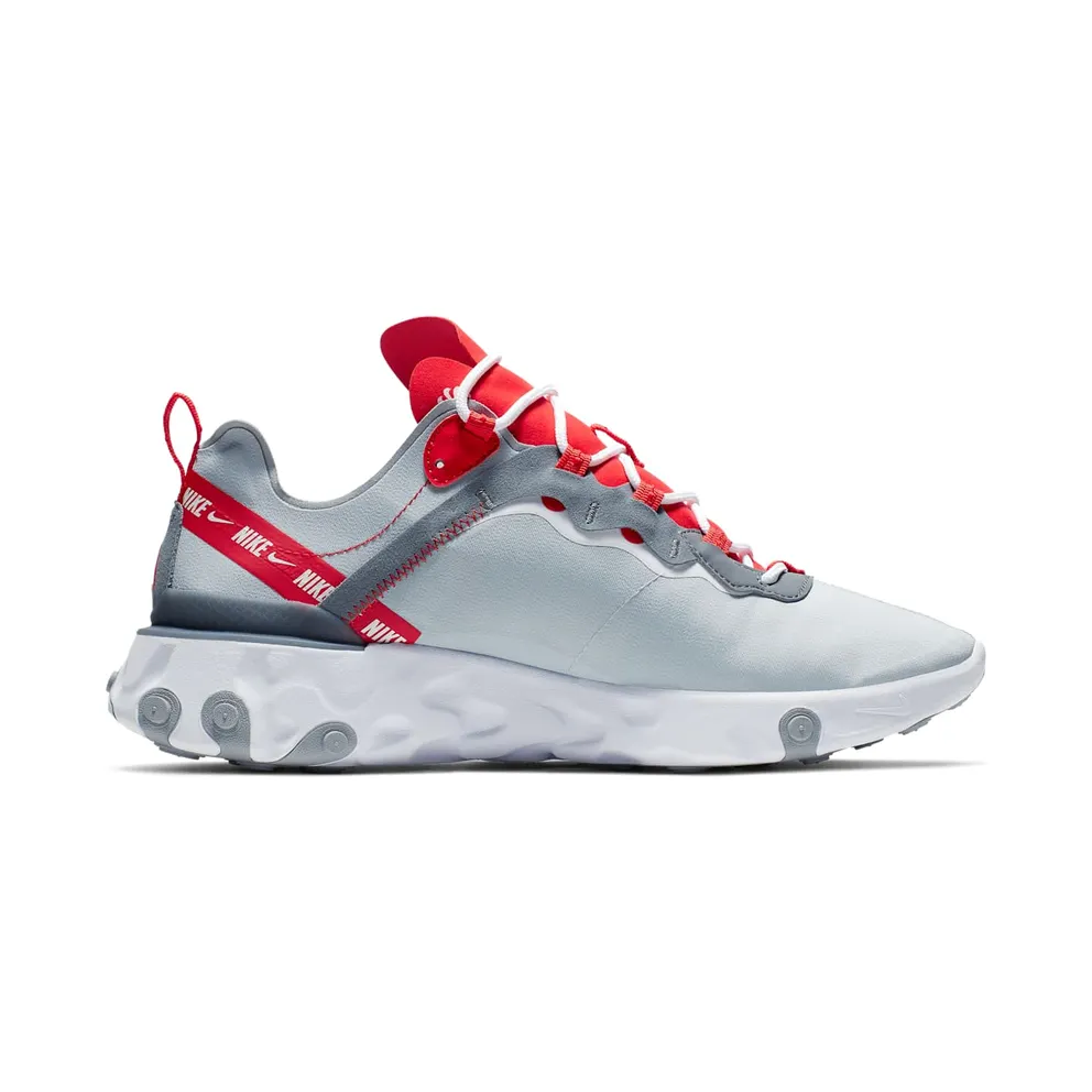 Nike React Element 55 Wolf Grey Game Royal Habanero Red Wolf Grey/Game Royal-Habanero Red (CD7340-001)