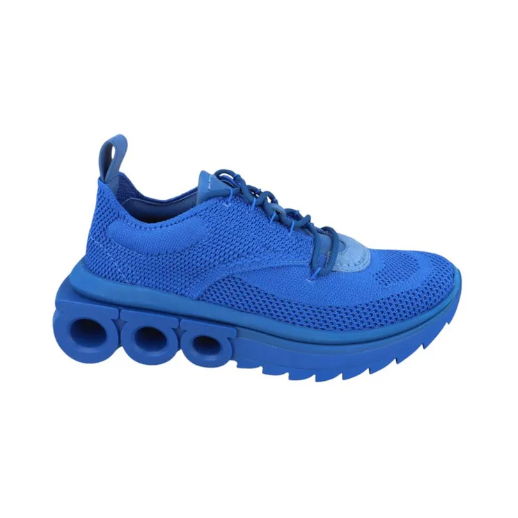 Ferragamo Nima Knit Sneakers Blue (030391-762793-M)