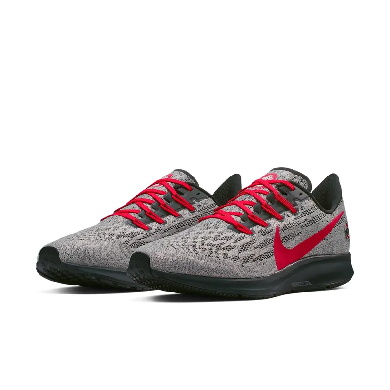 Nike Air Zoom Pegasus 36 Ohio State Pewter Grey/Black-University Red (CI2069-001)