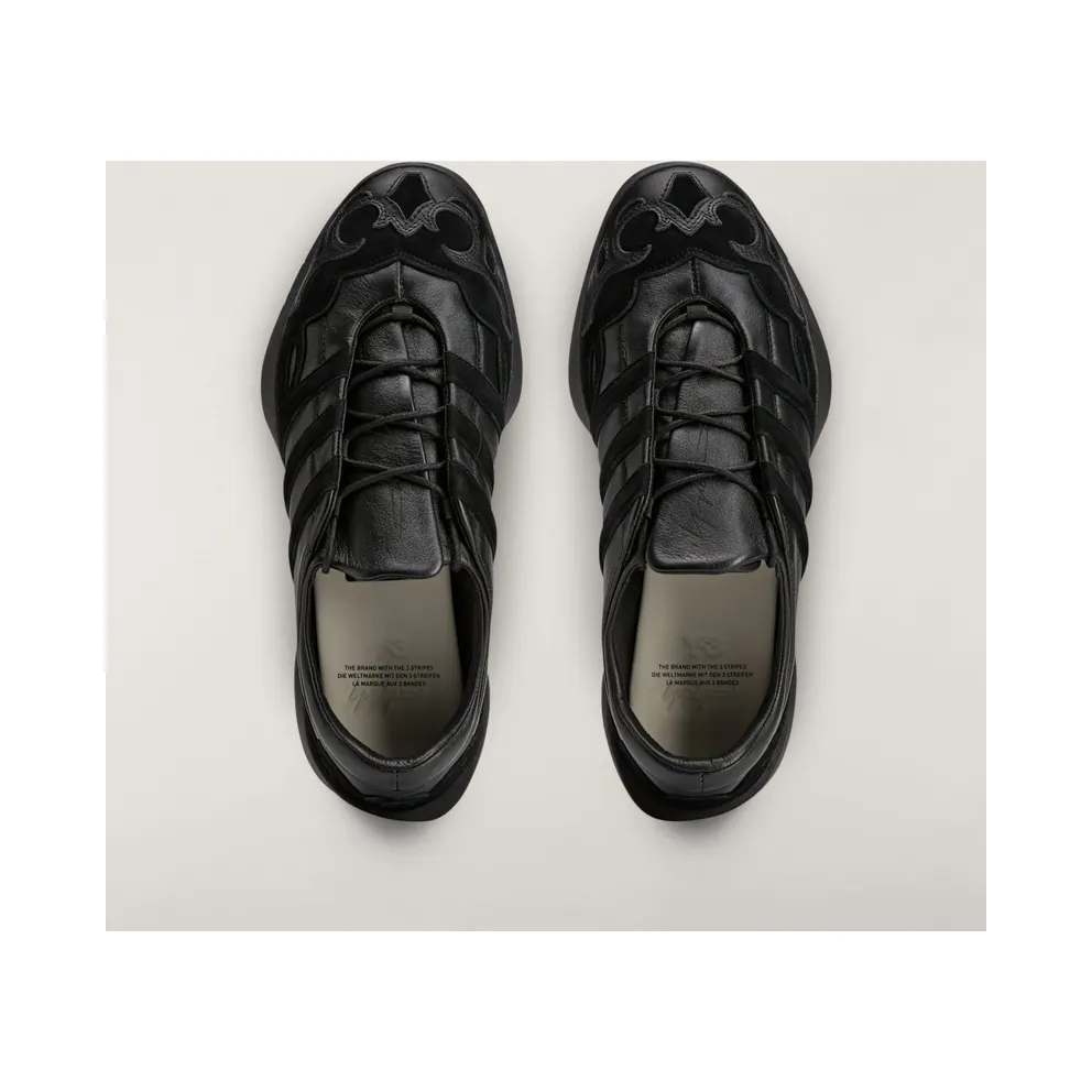 Adidas Y-3 REGU LEATHER Black / Black / Black (KI0873)