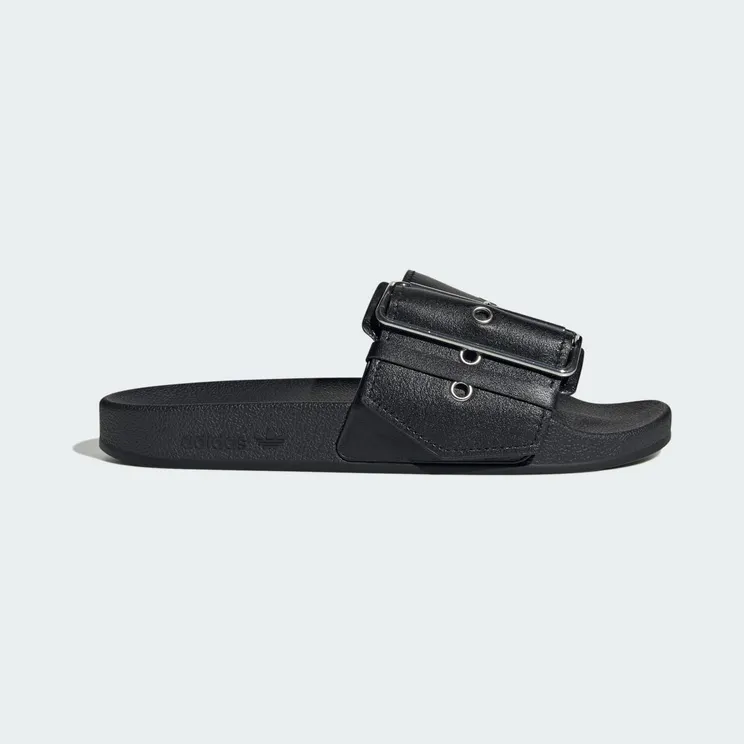 adidas x Jeremy Scott adilette Badslippers Core Black / Core Black / Silver Metallic (JR0973)