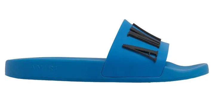 Amiri Pool Slide Blue Black (PS22MFF001-495)