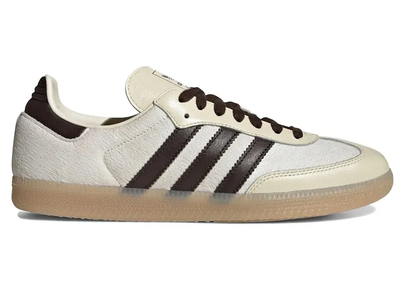 adidas Samba OG Crew White Mystic Brown Pony (KJ8901)